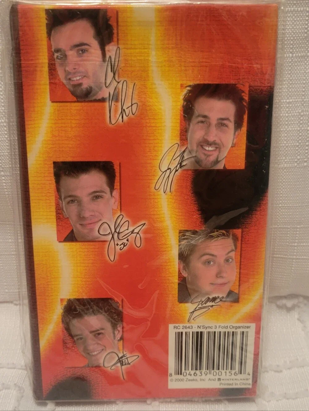 NSYNC Orange Organizer Case - Licensed Music Merchandise